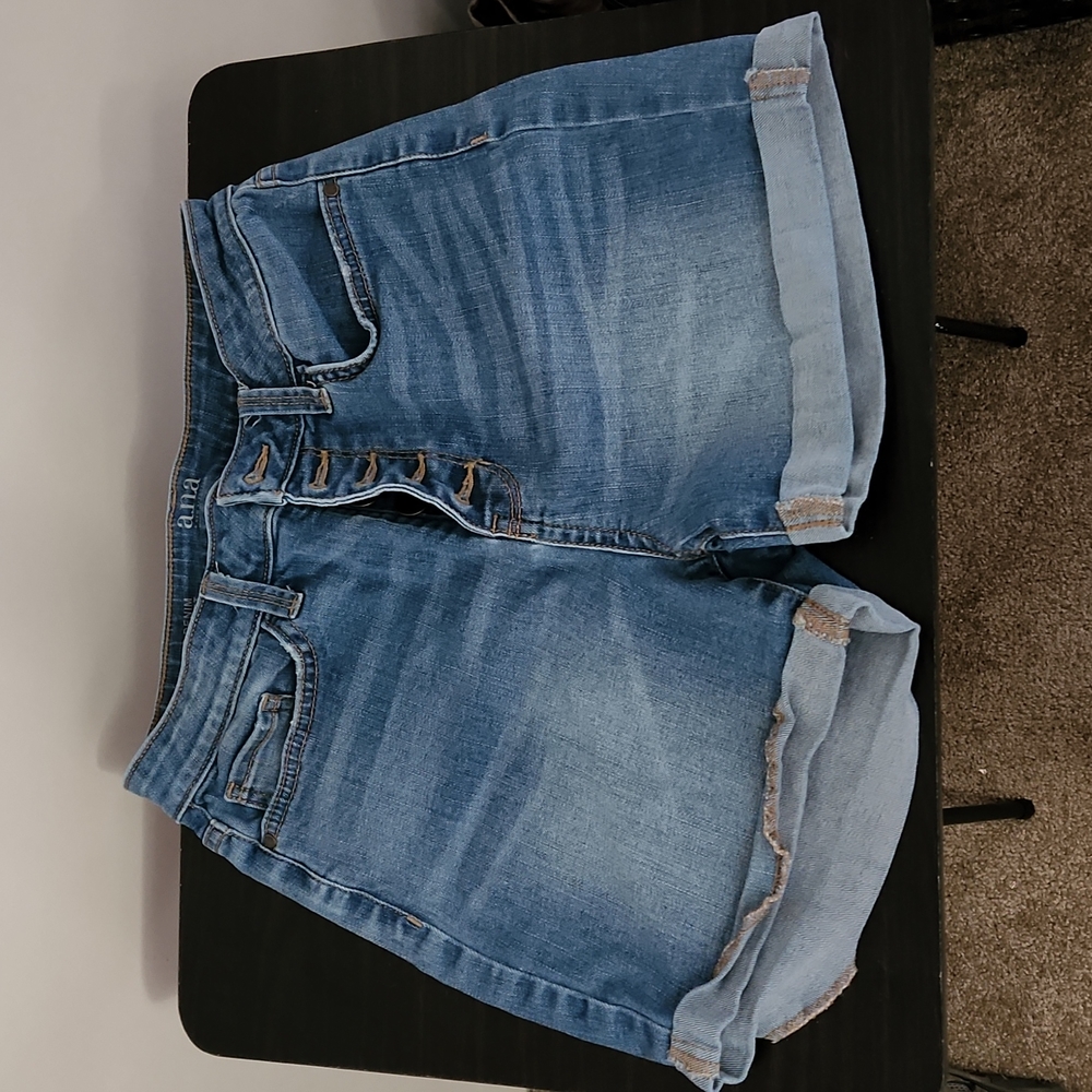a.n.a High Rise Denim Shorts